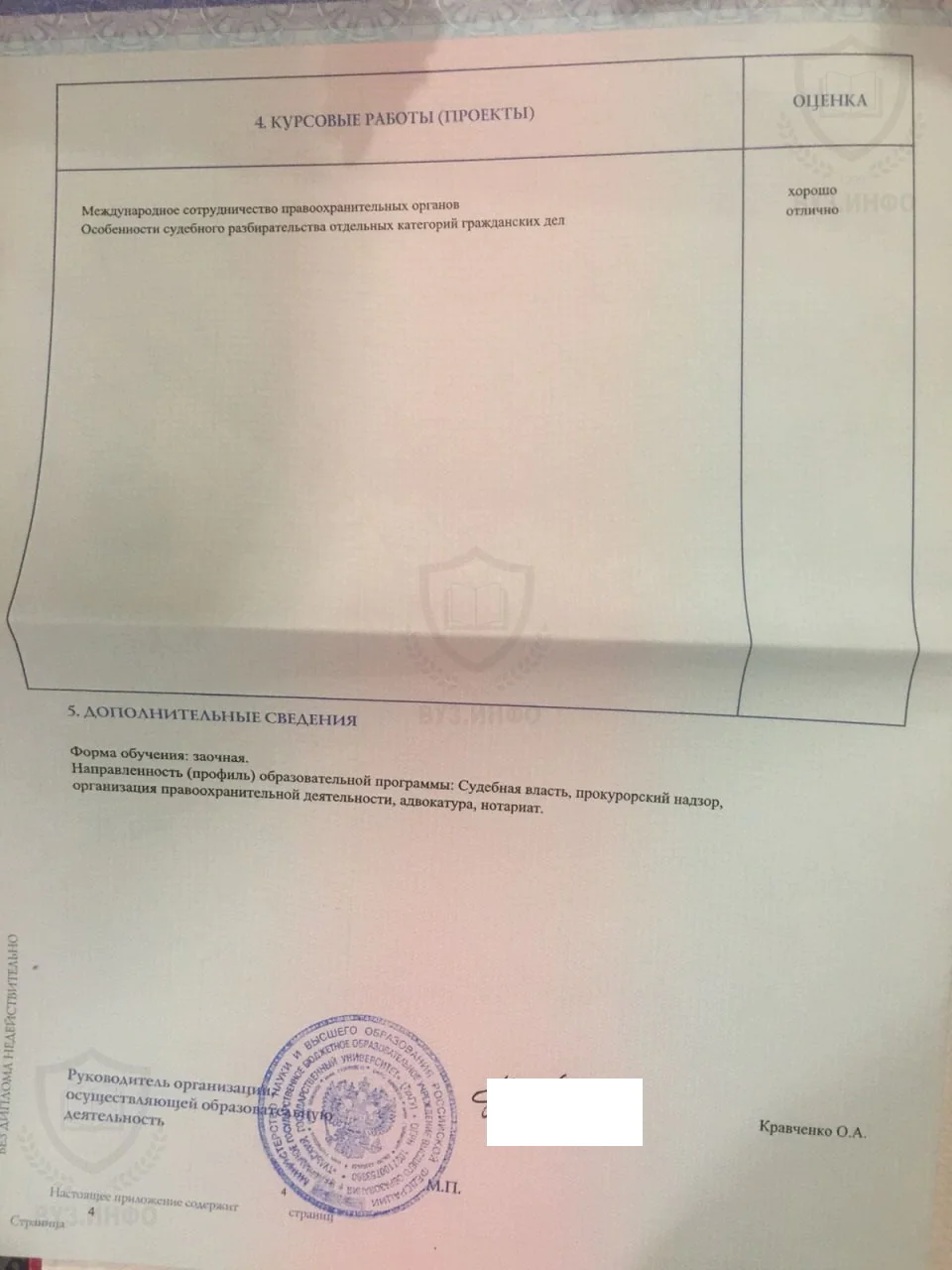 Курсовые работы в дипломе магистра Тульского госуниверситета 2021 года